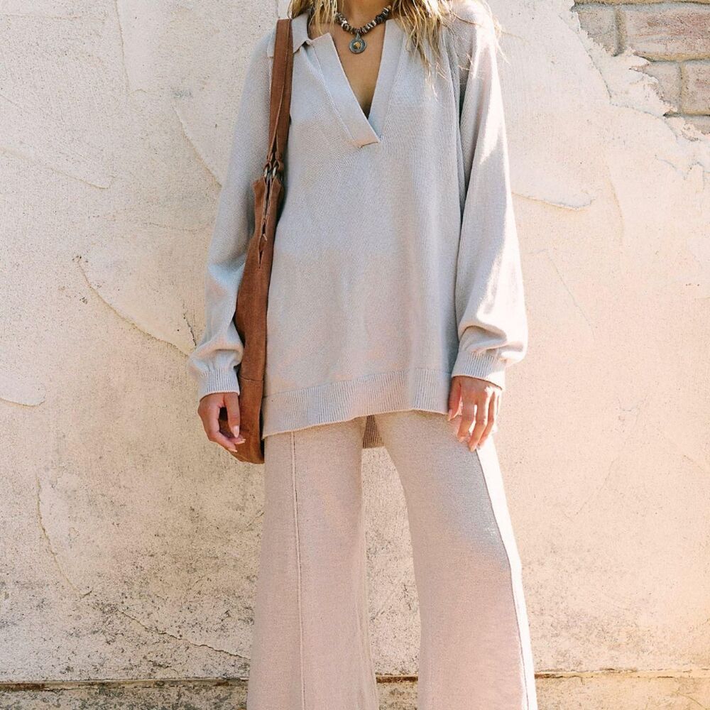 Free-people Women's Grey Joggers-tracksuits